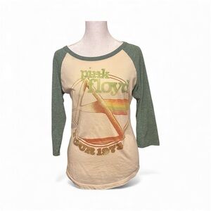 Pink Floyd Cream and Green Tee